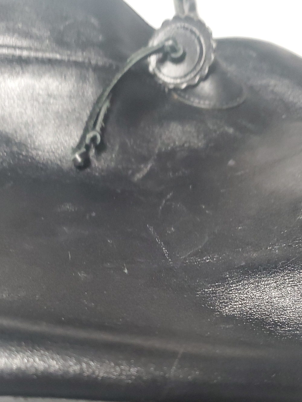 Patricia Nash Eastleigh Large Classic Black Leather Tote Bag Western Minimalist - Picture 15 of 16